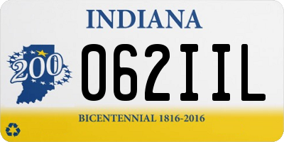 IN license plate 062IIL