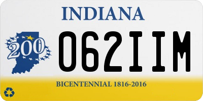 IN license plate 062IIM