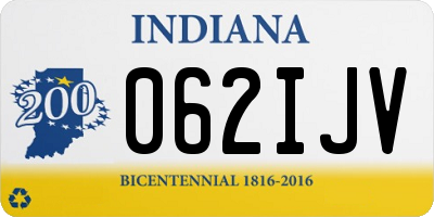 IN license plate 062IJV