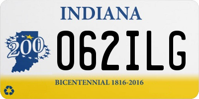 IN license plate 062ILG