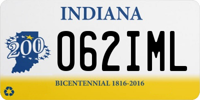 IN license plate 062IML