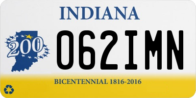 IN license plate 062IMN