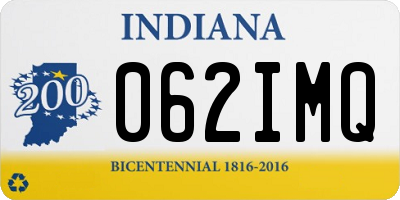 IN license plate 062IMQ