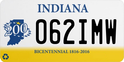 IN license plate 062IMW