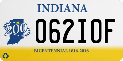 IN license plate 062IOF