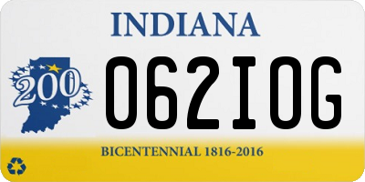 IN license plate 062IOG