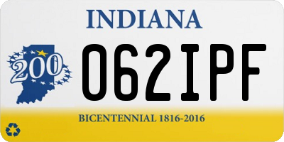 IN license plate 062IPF