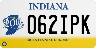 IN license plate 062IPK