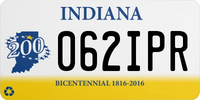 IN license plate 062IPR