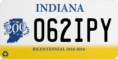 IN license plate 062IPY