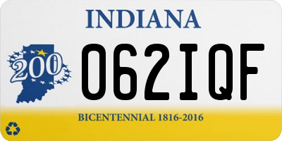 IN license plate 062IQF