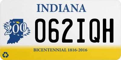 IN license plate 062IQH