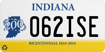 IN license plate 062ISE