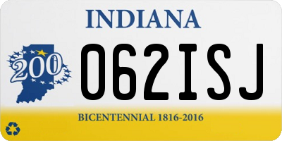 IN license plate 062ISJ