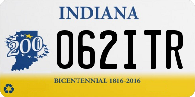 IN license plate 062ITR