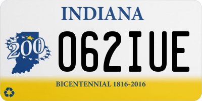 IN license plate 062IUE