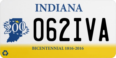 IN license plate 062IVA