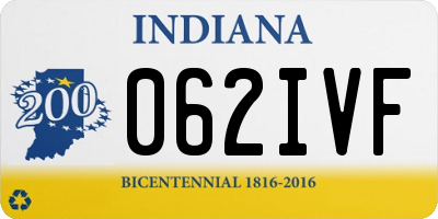 IN license plate 062IVF
