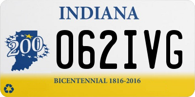 IN license plate 062IVG