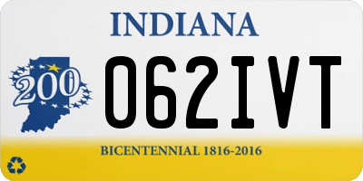 IN license plate 062IVT