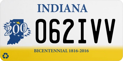 IN license plate 062IVV
