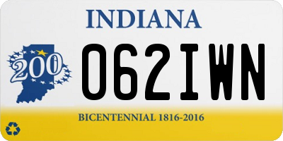 IN license plate 062IWN