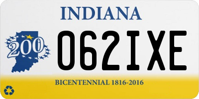 IN license plate 062IXE