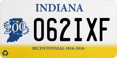 IN license plate 062IXF