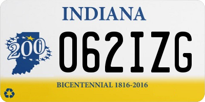 IN license plate 062IZG