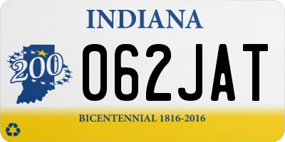 IN license plate 062JAT