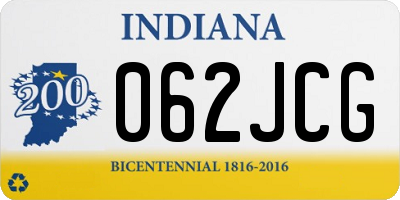 IN license plate 062JCG