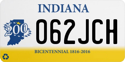 IN license plate 062JCH