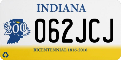 IN license plate 062JCJ