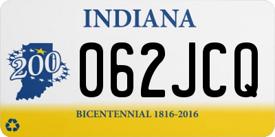 IN license plate 062JCQ