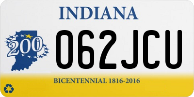 IN license plate 062JCU