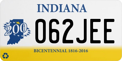 IN license plate 062JEE