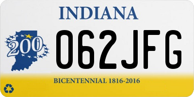 IN license plate 062JFG