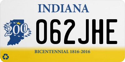 IN license plate 062JHE