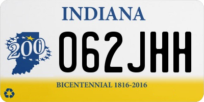 IN license plate 062JHH