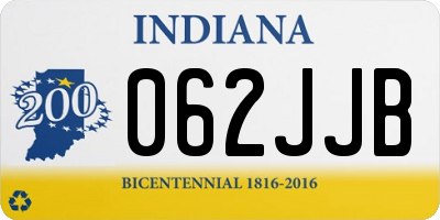 IN license plate 062JJB