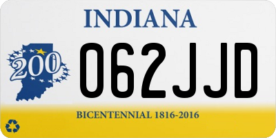IN license plate 062JJD