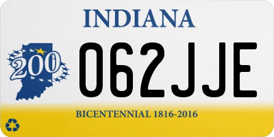 IN license plate 062JJE