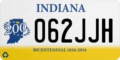 IN license plate 062JJH