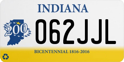 IN license plate 062JJL