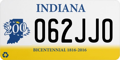 IN license plate 062JJO
