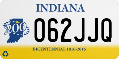 IN license plate 062JJQ