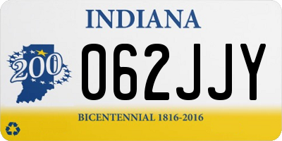 IN license plate 062JJY