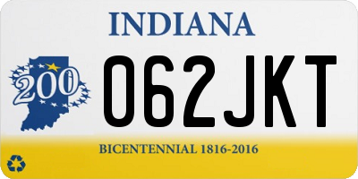 IN license plate 062JKT