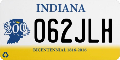 IN license plate 062JLH