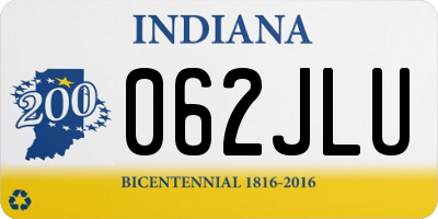 IN license plate 062JLU